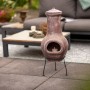 RedFire Chimenea Salamanca rojo oscuro 36x36x85 cm arcilla de RedFire, Chimeneas - Ref: Foro24-423893, Precio: 166,74 €, Desc...