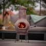 RedFire Chimenea Salamanca rojo oscuro 36x36x85 cm arcilla de RedFire, Chimeneas - Ref: Foro24-423893, Precio: 166,74 €, Desc...