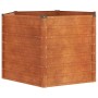 Arriate oxidado de acero corten 129x129x77 cm de vidaXL, Maceteros y jardineras - Ref: Foro24-151947, Precio: 62,54 €, Descue...