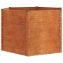 Arriate oxidado de acero corten 129x129x77 cm de vidaXL, Maceteros y jardineras - Ref: Foro24-151947, Precio: 74,15 €, Descue...