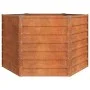 Corten steel rusty flowerbed 129x129x77 cm by vidaXL, Pots and planters - Ref: Foro24-151947, Price: 74,15 €, Discount: %