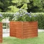 Arriate oxidado de acero corten 100x100x77 cm de vidaXL, Maceteros y jardineras - Ref: Foro24-151948, Precio: 82,75 €, Descue...