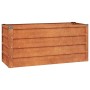 Arriate oxidado de acero corten 100x40x45 cm de vidaXL, Maceteros y jardineras - Ref: Foro24-151950, Precio: 46,52 €, Descuen...