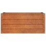 Arriate oxidado de acero corten 100x40x45 cm de vidaXL, Maceteros y jardineras - Ref: Foro24-151950, Precio: 46,52 €, Descuen...