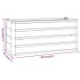Arriate oxidado de acero corten 100x40x45 cm de vidaXL, Maceteros y jardineras - Ref: Foro24-151950, Precio: 46,52 €, Descuen...