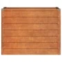 Arriate oxidado de acero corten 100x40x77 cm de vidaXL, Maceteros y jardineras - Ref: Foro24-151951, Precio: 67,91 €, Descuen...