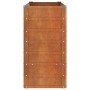 Arriate oxidado de acero corten 100x40x77 cm de vidaXL, Maceteros y jardineras - Ref: Foro24-151951, Precio: 68,80 €, Descuen...