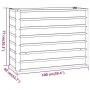 Arriate oxidado de acero corten 100x40x77 cm de vidaXL, Maceteros y jardineras - Ref: Foro24-151951, Precio: 67,91 €, Descuen...