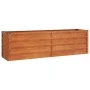 Arriate oxidado de acero corten 160x40x45 cm de vidaXL, Maceteros y jardineras - Ref: Foro24-151952, Precio: 58,83 €, Descuen...