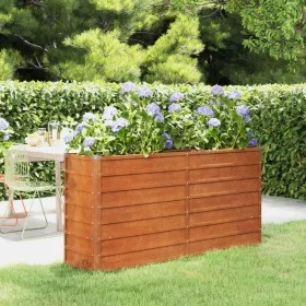 Rusty Corten steel flower bed 160x40x77 cm by vidaXL, Pots and planters - Ref: Foro24-151953, Price: 84,18 €, Discount: %