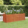 Arriate oxidado de acero corten 240x80x77 cm de vidaXL, Maceteros y jardineras - Ref: Foro24-151961, Precio: 140,70 €, Descue...