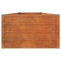 Arriate oxidado de acero corten 320x80x45 cm de vidaXL, Maceteros y jardineras - Ref: Foro24-151962, Precio: 124,76 €, Descue...
