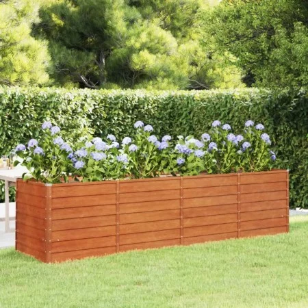 Rusted corten steel flowerbed 320x80x77 cm by vidaXL, Pots and planters - Ref: Foro24-151963, Price: 134,93 €, Discount: %