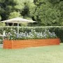 Arriate oxidado de acero corten 400x80x45 cm de vidaXL, Maceteros y jardineras - Ref: Foro24-151964, Precio: 114,68 €, Descue...