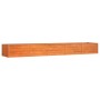 Arriate oxidado de acero corten 400x80x45 cm de vidaXL, Maceteros y jardineras - Ref: Foro24-151964, Precio: 135,51 €, Descue...