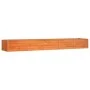 Arriate oxidado de acero corten 400x80x45 cm de vidaXL, Maceteros y jardineras - Ref: Foro24-151964, Precio: 114,68 €, Descue...