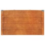 Arriate oxidado de acero corten 400x80x45 cm de vidaXL, Maceteros y jardineras - Ref: Foro24-151964, Precio: 135,51 €, Descue...