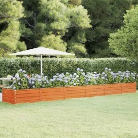 Arriate oxidado de acero corten 600x80x45 cm de vidaXL, Maceteros y jardineras - Ref: Foro24-151968, Precio: 148,72 €, Descue...