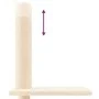 Árbol rascador para gatos de suelo a techo crema 250,5-276,5 cm de vidaXL, Mobiliario para gatos - Ref: Foro24-171720, Precio...