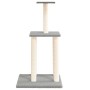 Rascador para gatos con postes de sisal gris claro 85,5 cm de vidaXL, Mobiliario para gatos - Ref: Foro24-171739, Precio: 34,...