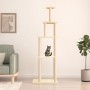 Rascador para gatos con postes de sisal color crema 183 cm de vidaXL, Mobiliario para gatos - Ref: Foro24-171744, Precio: 75,...