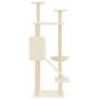 Rascador para gatos con postes de sisal crema 153 cm de vidaXL, Mobiliario para gatos - Ref: Foro24-171750, Precio: 54,28 €, ...