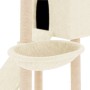 Rascador para gatos con postes de sisal crema 153 cm de vidaXL, Mobiliario para gatos - Ref: Foro24-171750, Precio: 54,28 €, ...