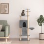 Rascador para gatos con postes de sisal gris claro 153 cm de vidaXL, Mobiliario para gatos - Ref: Foro24-171751, Precio: 50,2...