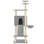 Rascador para gatos con postes de sisal gris claro 153 cm de vidaXL, Mobiliario para gatos - Ref: Foro24-171751, Precio: 50,2...
