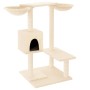 Rascador para gatos con postes para rascar color crema 82 cm de vidaXL, Mobiliario para gatos - Ref: Foro24-171759, Precio: 4...