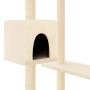 Rascador para gatos con postes para rascar color crema 82 cm de vidaXL, Mobiliario para gatos - Ref: Foro24-171759, Precio: 4...