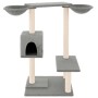 Rascador para gatos con postes gris claro 82 cm de vidaXL, Mobiliario para gatos - Ref: Foro24-171760, Precio: 42,56 €, Descu...