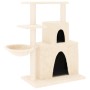 Rascador para gatos con postes de sisal color crema 83 cm de vidaXL, Mobiliario para gatos - Ref: Foro24-171765, Precio: 44,1...