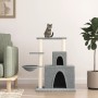 Rascador para gatos con postes de sisal gris claro 83 cm de vidaXL, Mobiliario para gatos - Ref: Foro24-171766, Precio: 43,85...