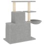 Rascador para gatos con postes de sisal gris claro 83 cm de vidaXL, Mobiliario para gatos - Ref: Foro24-171766, Precio: 43,85...