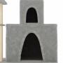 Rascador para gatos con postes de sisal gris claro 83 cm de vidaXL, Mobiliario para gatos - Ref: Foro24-171766, Precio: 43,85...