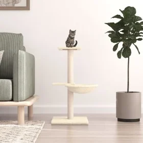 Cat scratching post with cream sisal posts 72 cm by vidaXL, Cat furniture - Ref: Foro24-171768, Price: 29,73 €, Discount: %