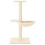 Rascador para gatos con postes de sisal color crema 72 cm de vidaXL, Mobiliario para gatos - Ref: Foro24-171768, Precio: 28,4...