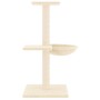 Rascador para gatos con postes de sisal color crema 72 cm de vidaXL, Mobiliario para gatos - Ref: Foro24-171768, Precio: 28,4...