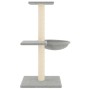 Rascador para gatos con postes de sisal gris claro 72 cm de vidaXL, Mobiliario para gatos - Ref: Foro24-171769, Precio: 23,11...