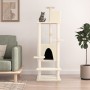 Rascador para gatos con postes de sisal crema 154 cm de vidaXL, Mobiliario para gatos - Ref: Foro24-171771, Precio: 64,77 €, ...