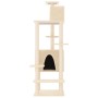 Rascador para gatos con postes de sisal crema 154 cm de vidaXL, Mobiliario para gatos - Ref: Foro24-171771, Precio: 64,77 €, ...