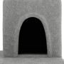 Rascador para gatos con postes de sisal gris claro 154 cm de vidaXL, Mobiliario para gatos - Ref: Foro24-171772, Precio: 64,6...
