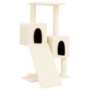 Rascador para gatos con postes de sisal color crema 82 cm de vidaXL, Mobiliario para gatos - Ref: Foro24-171777, Precio: 44,8...