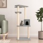 Rascador para gatos con postes de sisal gris claro 123 cm de vidaXL, Mobiliario para gatos - Ref: Foro24-171784, Precio: 40,0...