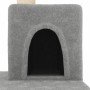 Rascador para gatos con postes de sisal gris claro 123 cm de vidaXL, Mobiliario para gatos - Ref: Foro24-171784, Precio: 40,0...
