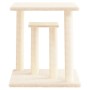 Postes rascadores para gatos con plataformas crema 50 cm de vidaXL, Mobiliario para gatos - Ref: Foro24-172043, Precio: 38,71...