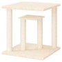Postes rascadores para gatos con plataformas crema 50 cm de vidaXL, Mobiliario para gatos - Ref: Foro24-172043, Precio: 38,71...