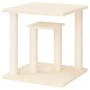 Postes rascadores para gatos con plataformas crema 50 cm de vidaXL, Mobiliario para gatos - Ref: Foro24-172043, Precio: 38,05...