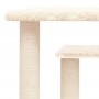 Postes rascadores para gatos con plataformas crema 50 cm de vidaXL, Mobiliario para gatos - Ref: Foro24-172043, Precio: 38,71...
